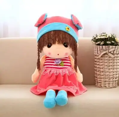 1 pcs Горячая Распродажа, мягкие куклы, плюш, Фил плюш, несколько свадебных тряпичных кукол, Милая модель, подарок на год и день рождения для девочек - Цвет: 1 pcs