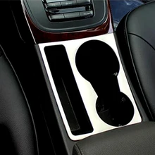 1 шт. внутренний держатель для стаканчиков из нержавеющей стали украшение крышка отделка для Audi A4 B8 2008- автомобильный Стайлинг! только левосторонний привод