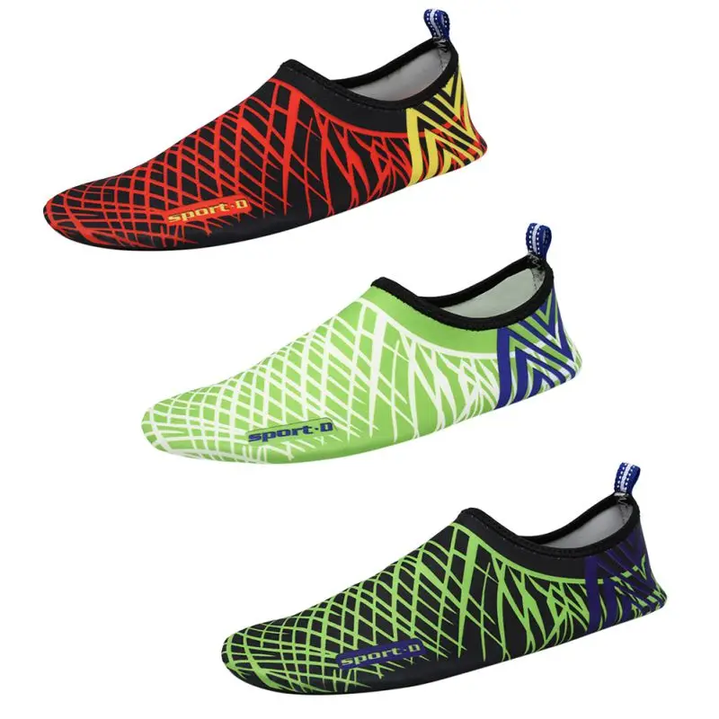 جديد وصول شاطئ السباحة المنبع أحذية بيرفوت الجوارب جورب مخطط أحذية الشاطئ تجمع أكوا المياه الجلد