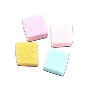 

LF 20Pcs Mixed Square Resin Decoration Crafts Flatback Cabochon Embellishments For Scrapbooking Kawaii Cute Diy Accessories