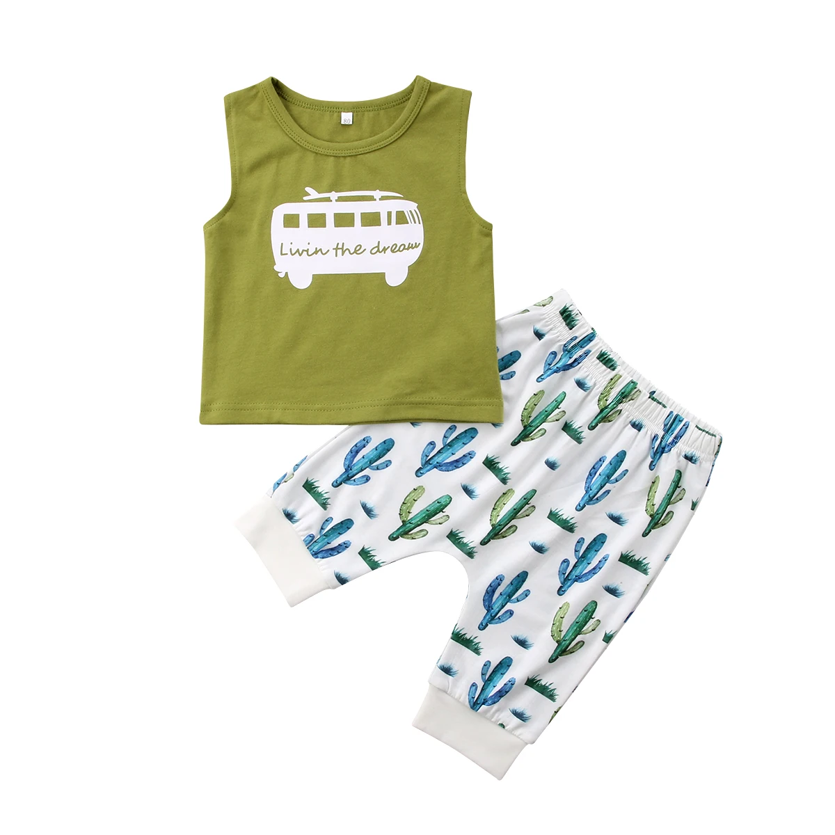 

Top Baby Kids Boy Clothing Infant Tops Vest Sleeveless Jumpsuit Casual Cotton Clothes Outfit Set Baby Boys 1-5T