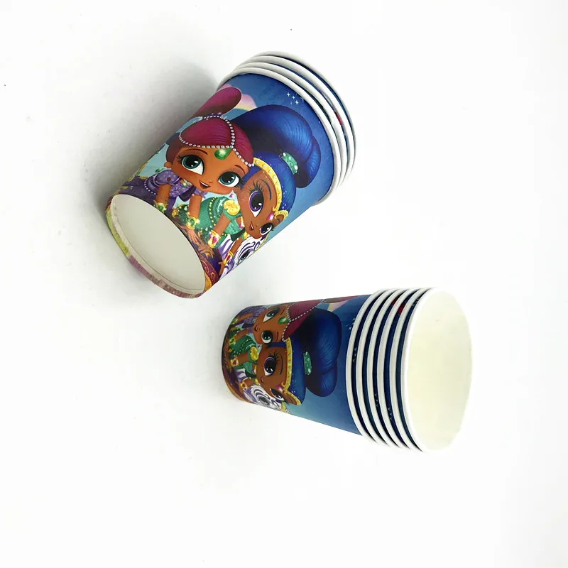 10pcs/lot Shimmering Shine party cups paper glasses Shimmering Shine