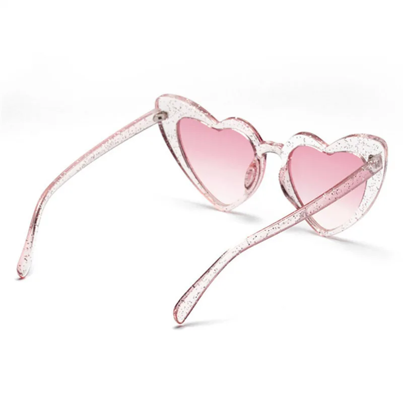 KEDI Love Heart Солнцезащитные очки женские милые сексуальные женские ретро солнцезащитные очки «кошачий глаз» винтажные 90s розовые очки красные очки flash