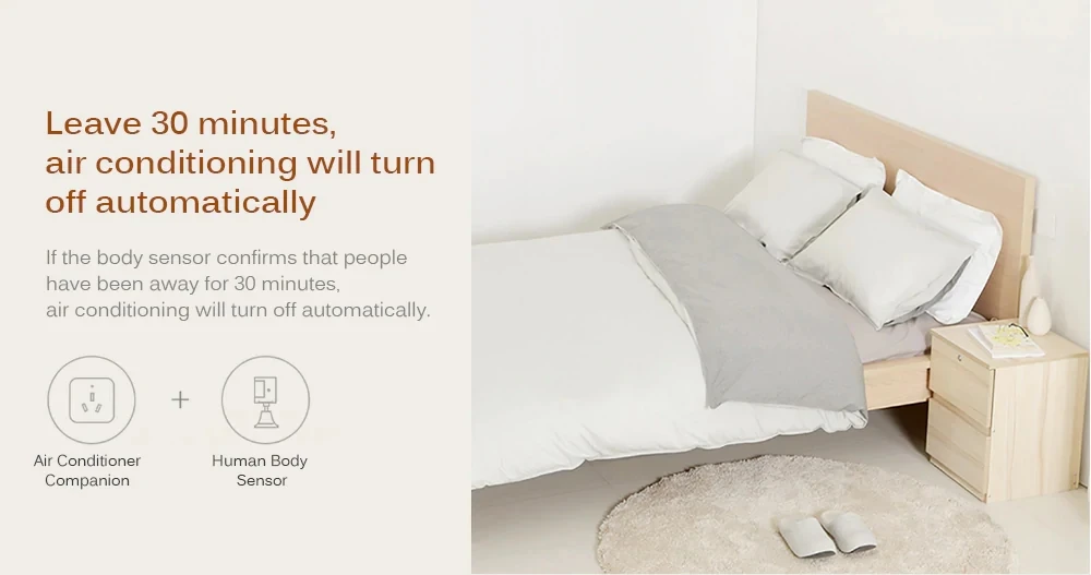 Xiaomi Aqara, умный набор мебели для спальни, приложение, контроль, кондиционер, мат, датчик температуры и влажности, датчик тела, настенная розетка, комплекты для умного дома