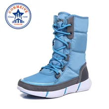 New Winter Waterproof Warm Hiking Boots Lace-up Non-slip Outdoor Hunting Shoes Trekking Profession Climbing Sneakers Women Shoes