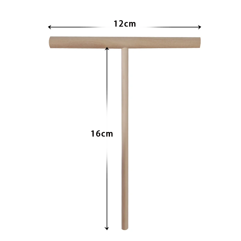 Практичная Т-образная блинница, блинное тесто, деревянная распределительная палочка, многофункциональный набор для торта, сделай сам, домашний кухонный инструмент