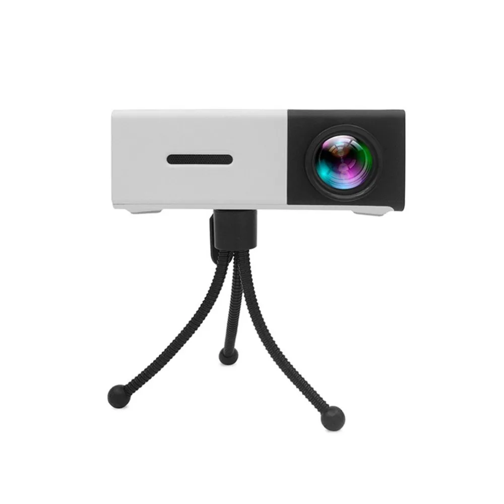 YG300 LED جهاز عرض صغير عالية الدقة فائقة المحمولة HD 1080 P HDMI USB العارض مشغل الوسائط لنا الاتحاد الأوروبي AU مقابس انجليزية لونين