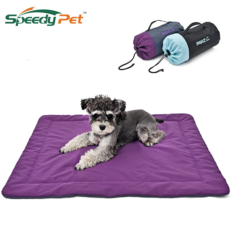 New Waterproof Pet Cushion Cooling Dog Bed 2 Pure Colors Puppy Kennel