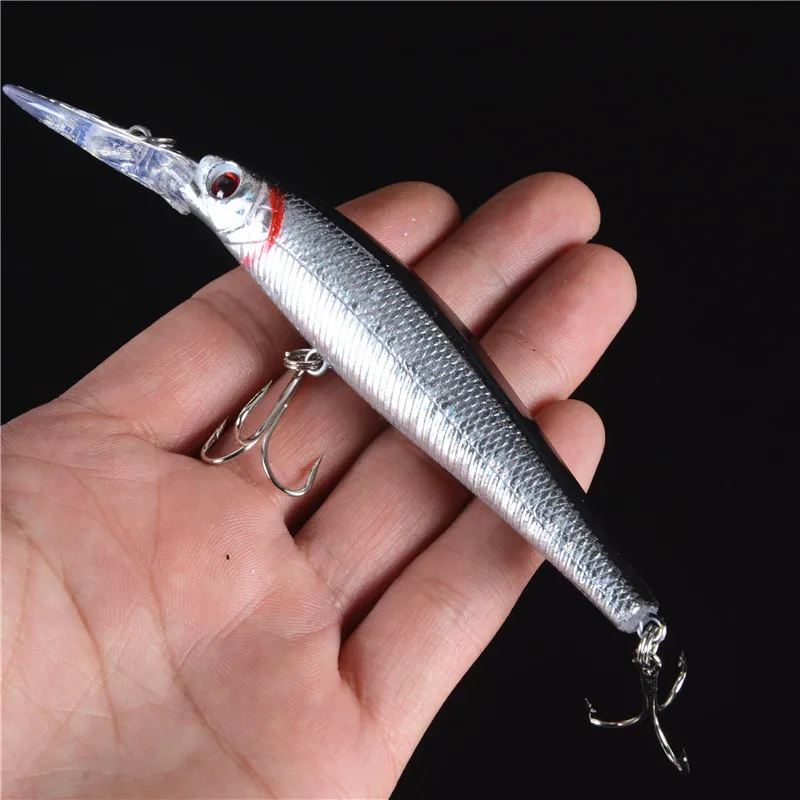 

1 PCS 12.5cm/14g Japan Hard Bait Laser Candle Fishing Bait Pesca Hooks Swim Wobbler Tackle Bait Artificial Bait With 4 # Hooks