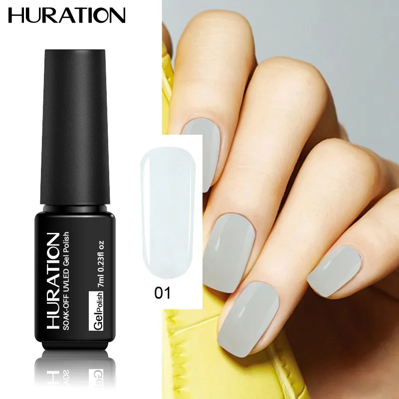Гель-лак для ногтей Huration Nude 29 цветов Светодиодная лампа Гибридный 7 мл UV LED