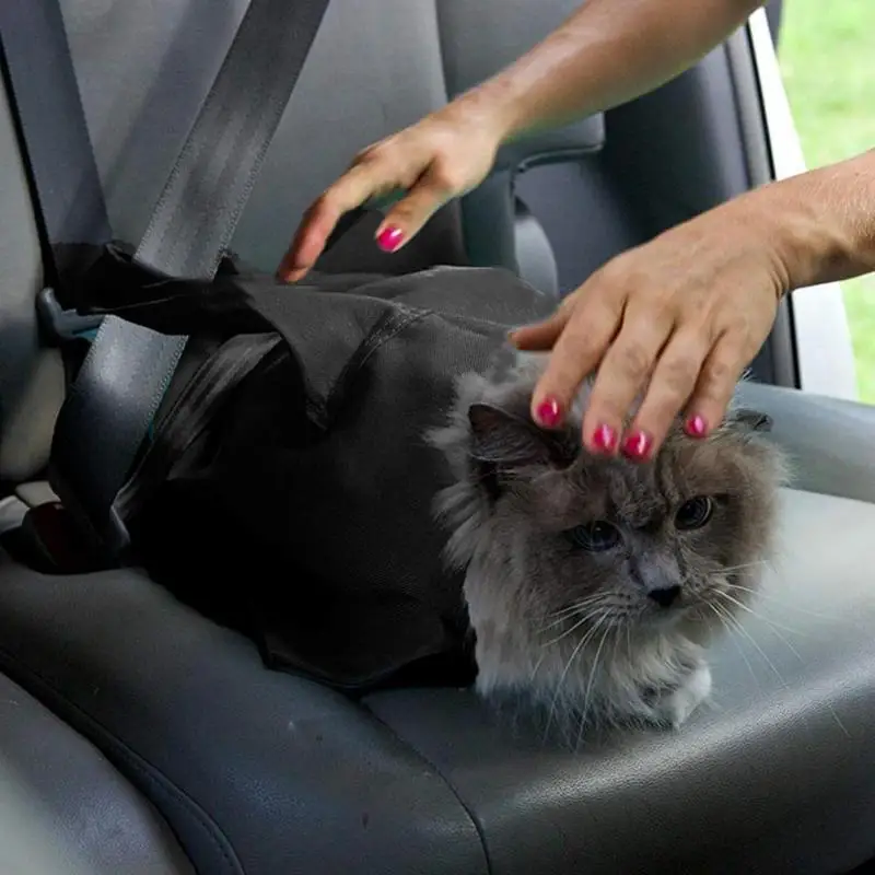 Cat Bag Anti-grab Bite Travel Pouch Multi-function Dog Cat Sling Carrier Bag Travel Tote Pet Bag Outdoor Dog Backpack