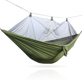 

Dropshipping 1-2 Person Outdoor Mosquito Net Parachute Hammock Camping Hanging Sleeping Bed Swing Drop Shipping Large Stocking