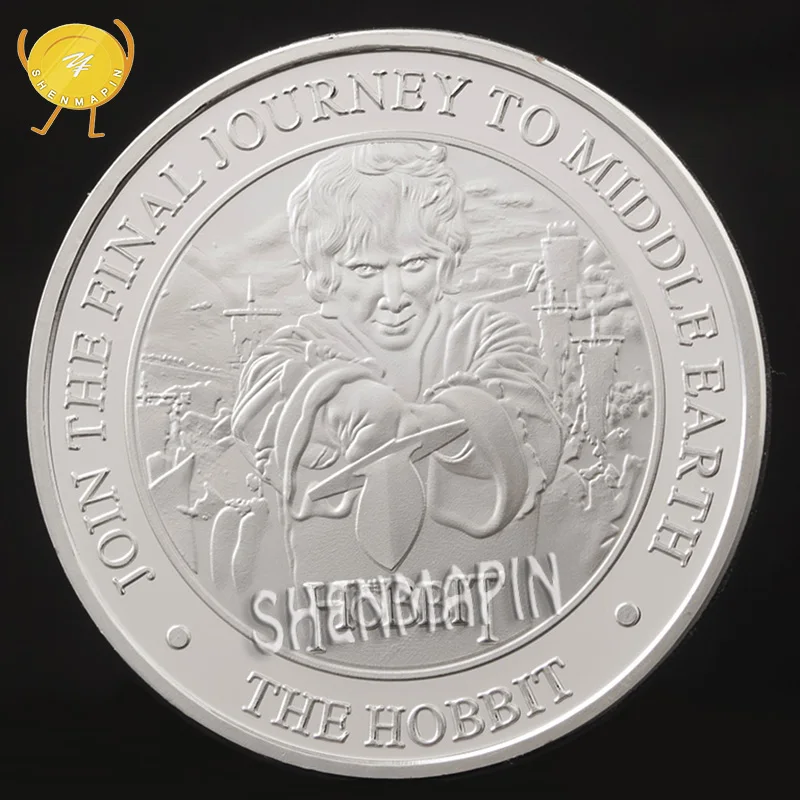 

The Lord of the Rings Movie Commemorative Coin The Hobbit An Unexpected Journey The Battle of Five Armies Coins Collectibles