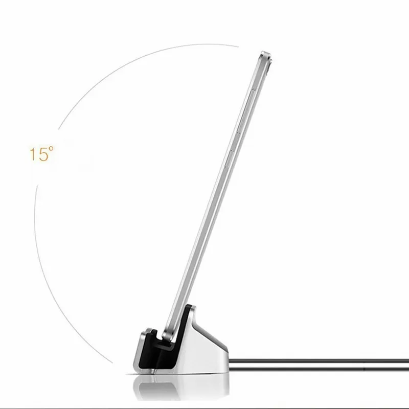 Portefeuille USB Type-C Desktop Charging Dock Station Cradles Holder Stand for Xiaomi Mi6 Mi5 Mi5s Samsung Galaxy S8 Plus Type C (6)