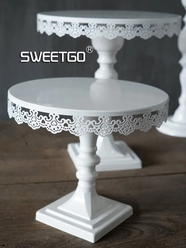 SWEETGO Высокая подставка для торта для чашки Европейский стиль Инструменты для торта для свадебной вечеринки инструменты для выпечки украшения торта стенд Кружевной Край