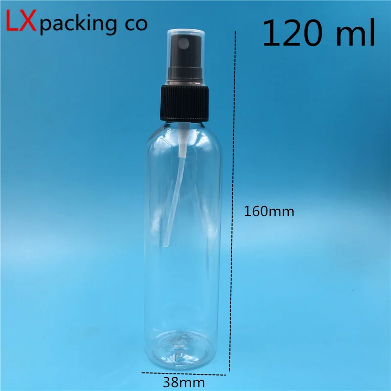 Garrafas de Spray Frete Grátis 30 60 100 ml Limpar Transparente Preto Pulverizador Perfume Parfume Cosméticos Recipientes 50 Pçs 10 22 Cheap Garrafas reutilizáveis