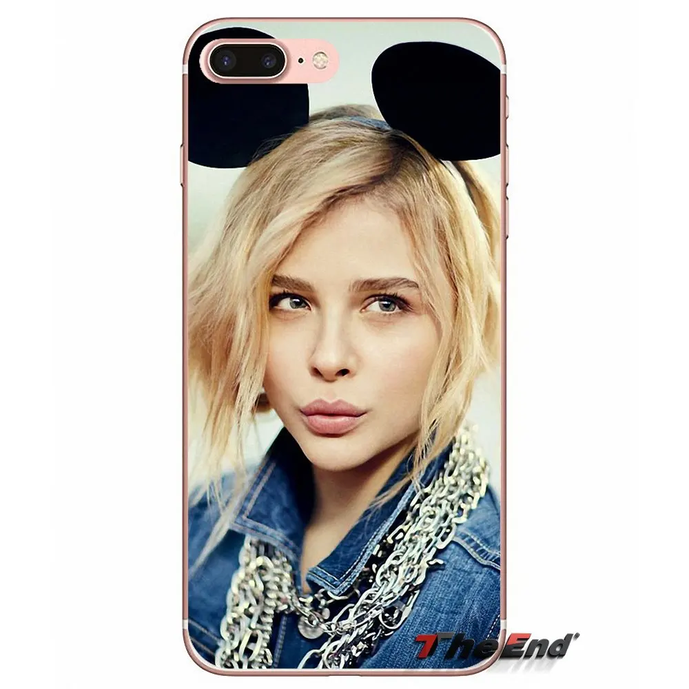 Сексуальная актриса девушка Хлоя Грация Морец чехол для iPhone X 4 4S 5 5S 5C SE 6 6S 7 8 Plus