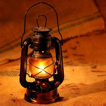 28 см, 24 см или 19,5 см винтажная керосиновая лампа, Мачтовый светильник, фонарь, напоминающий походный фонарь, уличный светильник для палатки, аварийный портативный