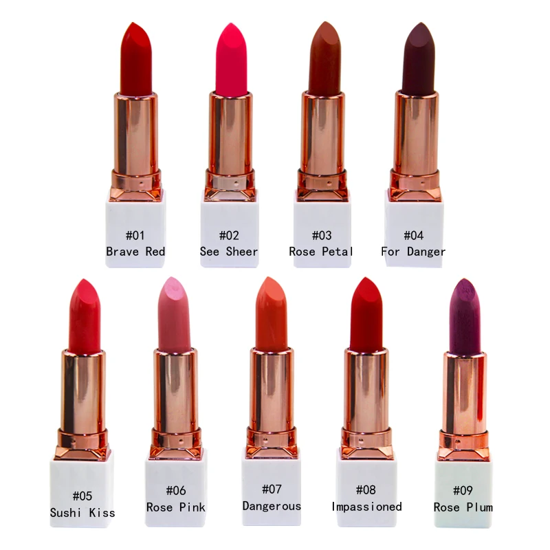 

Sweet Residence 9Colors Matte Liquid Lipstick long-lasting Red Black Lip gloss Makeup Stick Nude Beauty Lip Tint China Cosmetics