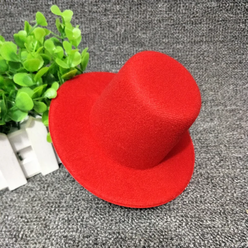10 шт. черная, красная, белая, мини-шапка, 15 см, шапка, основа, DIY ткань, шляпа-таблетка, аксессуары,, Танцевальная вечеринка, головной убор, миниатюрная шляпа