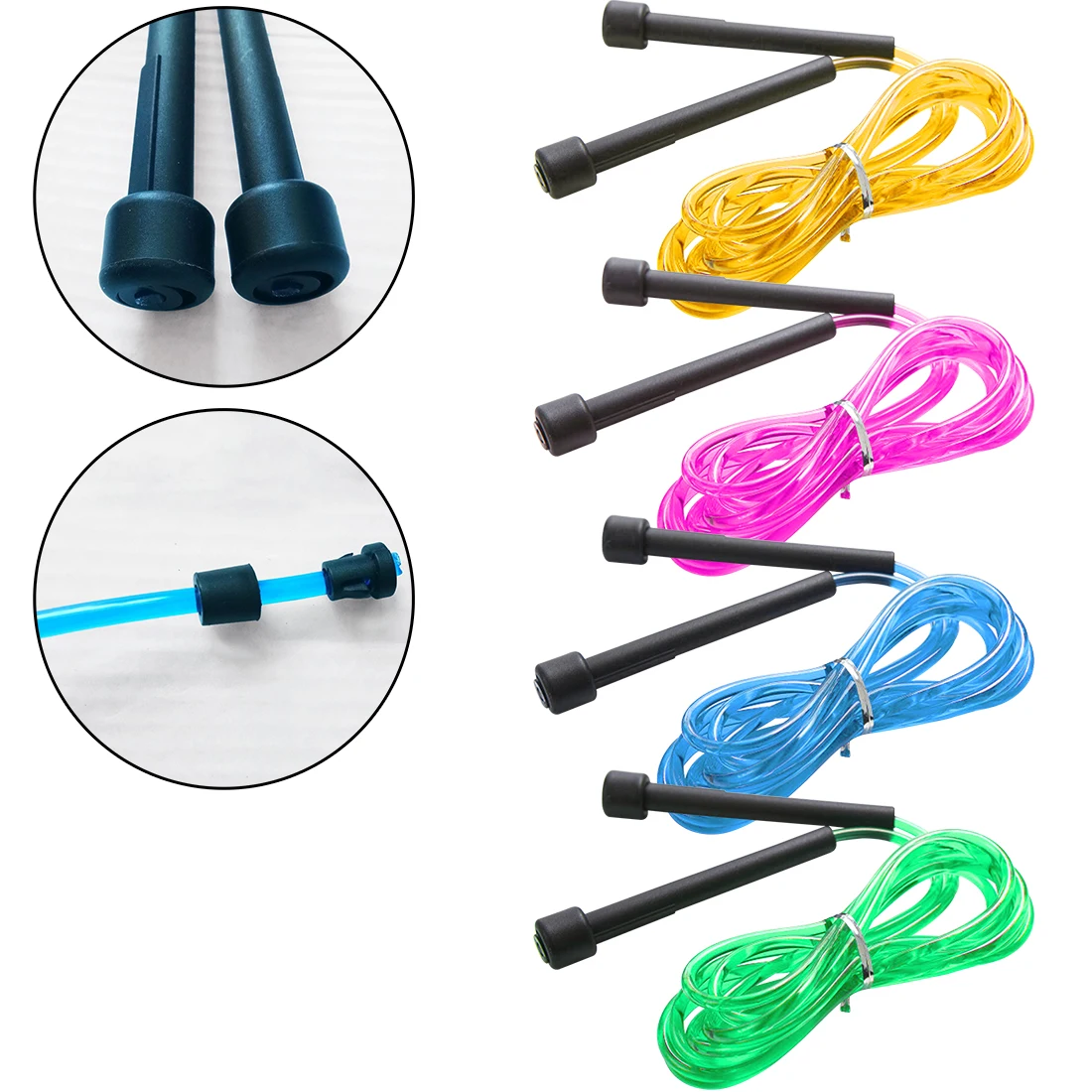 

New 2.7M PVC Jumping Boxing Speed Cardio Gym Workout Exercise Fitness Crossfit Adjustable Skipping Rope