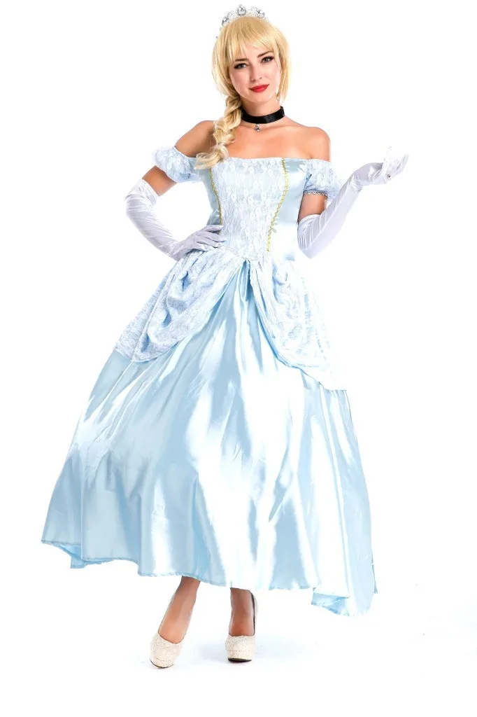 Взрослая Золушка, женское платье принцессы, нарядное платье, нарядное платье для девочек, карнавальный костюм на Хэллоуин