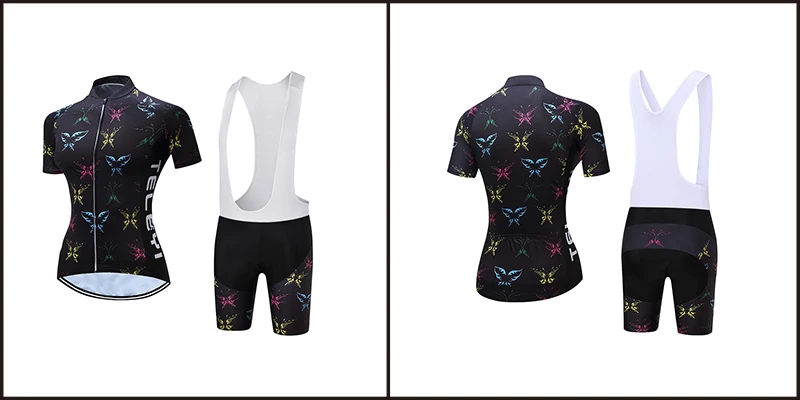 Женский профессиональный комплект Джерси для велосипеда TELEYI, форма для езды на горном велосипеде, комплекты одежды для горного велосипеда, Майо, одежда для велоспорта, костюм