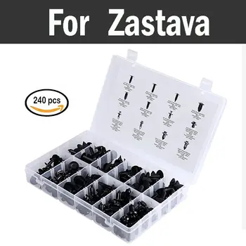 

Car Styling Partment 240pcs Interior Retainer Clips Rivets Trim Clip Body Moulding Set Rivets For Zastava 10 Florida Skala Yugo