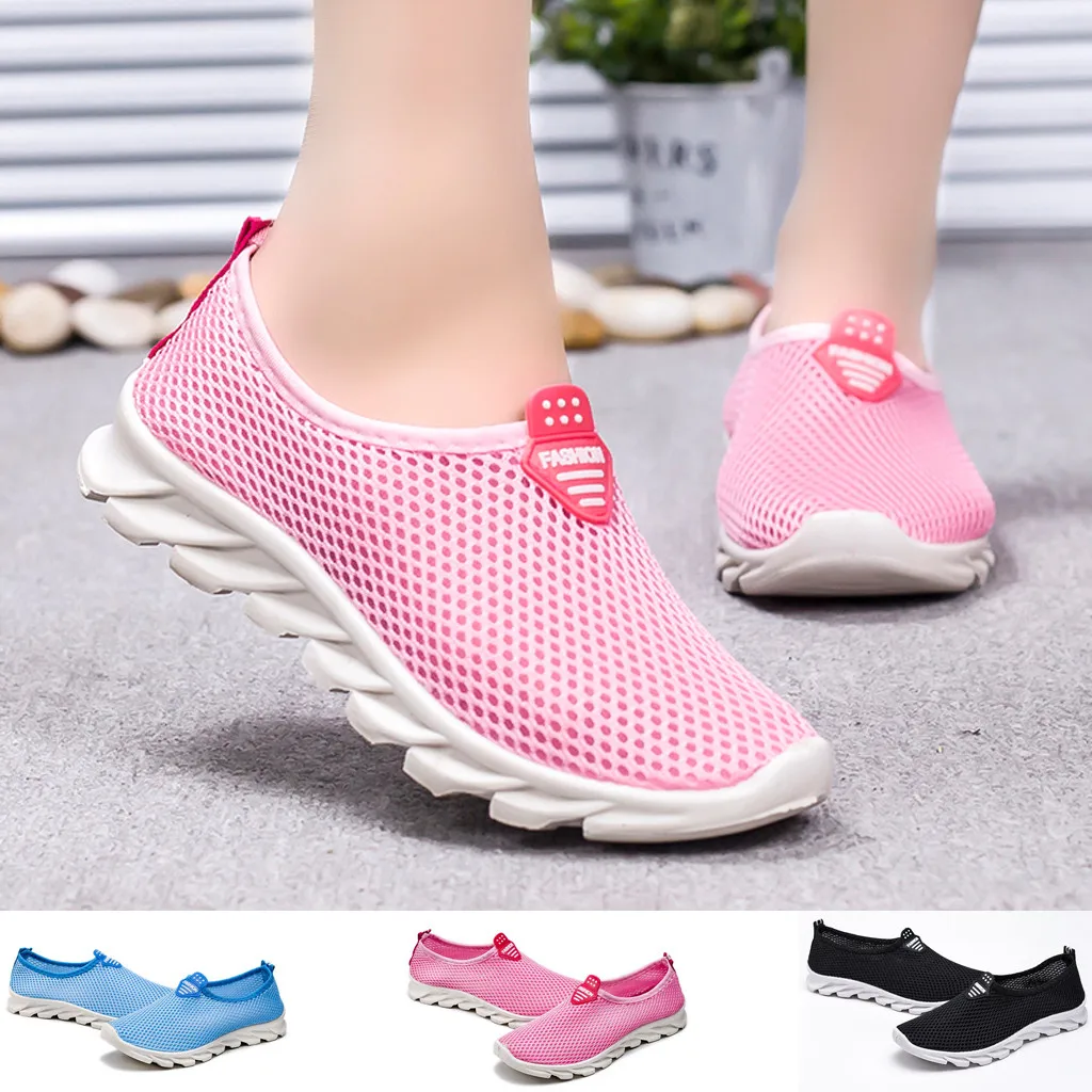 

Fashion Women's Sneakers Women's Leisure Breathable Mesh Outdoor Fitness Running Sport Sneakers Shoes Casual Shoes 6.234