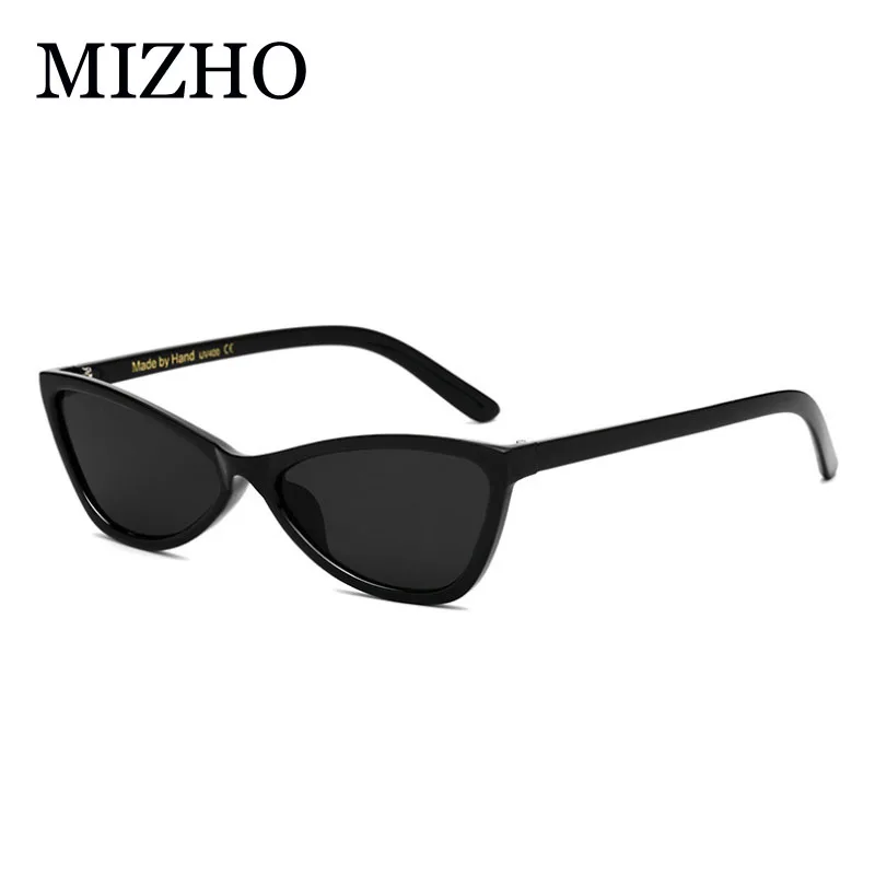 Модные красные узкие солнцезащитные очки MIZHO женские Винтажные Солнцезащитные