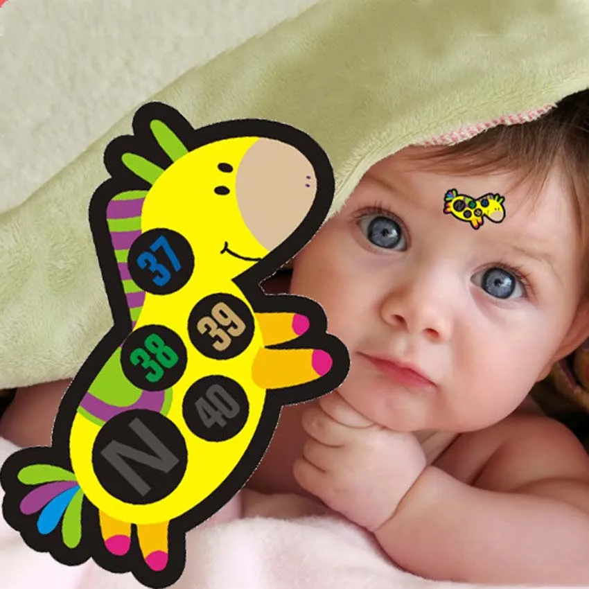 Buy 4Pcs/Lot Safety Care LCD Baby Thermometers Sticker