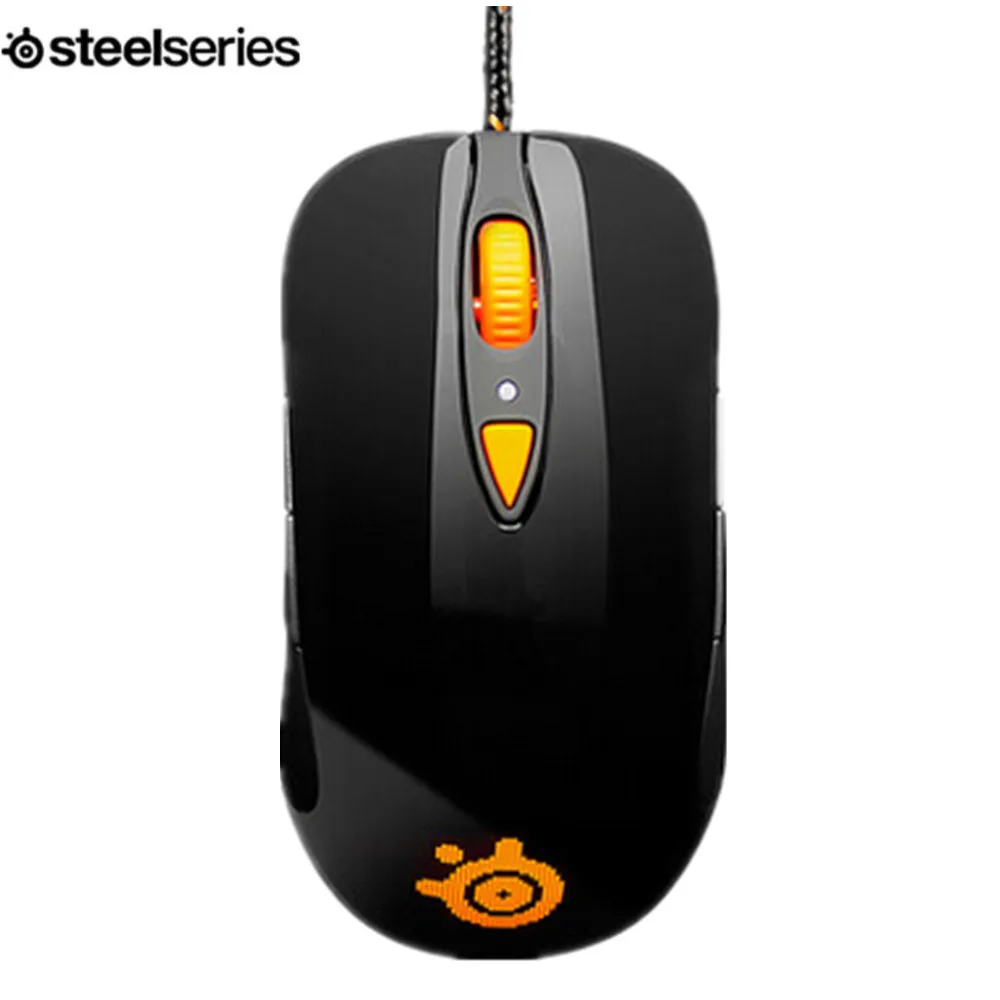 100% оригинальная игровая мышь Steelseries сэнсэй сырой тепло оранжевая Серия Engine Laser