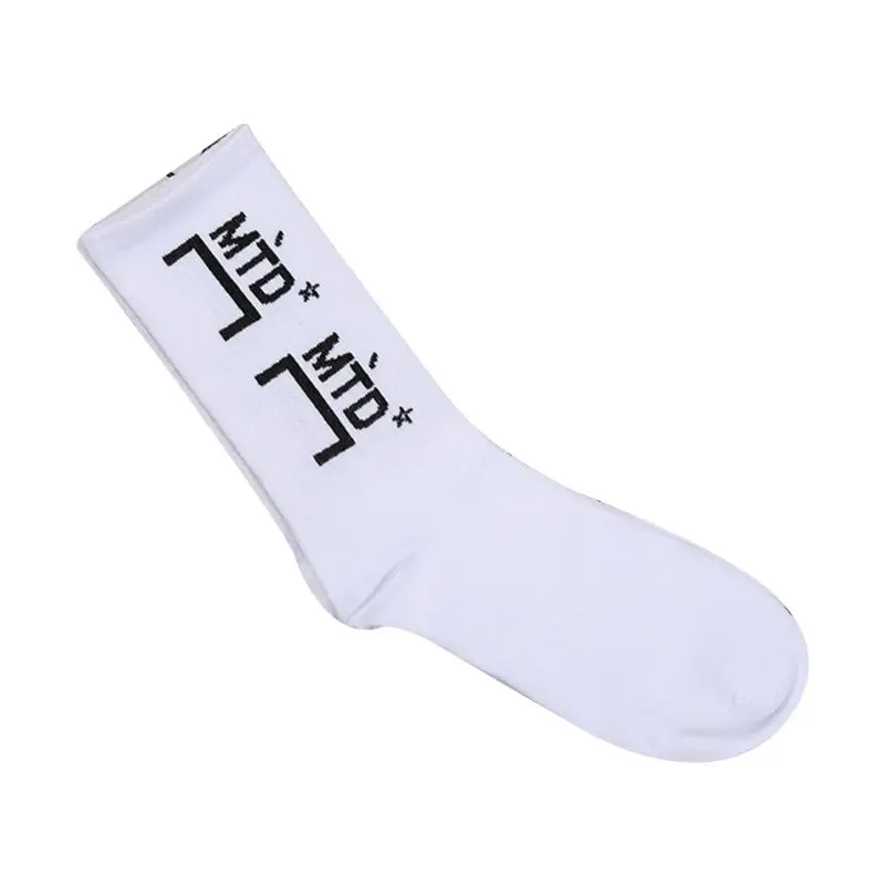 Унисекс Harajuku длинные носки экипажа мультфильм лягушка Письмо печати ребра