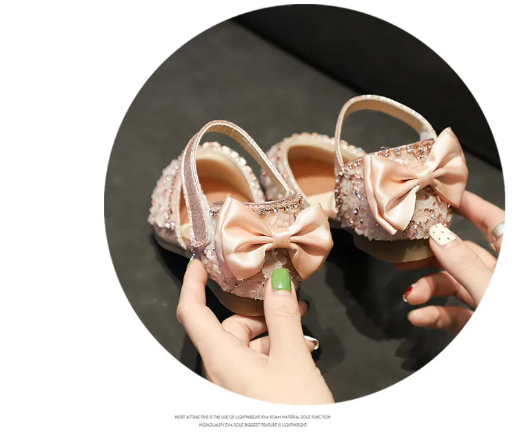 diamond Girls Sandals New Summer Children Dance Shoes Fashion Princess Party Shoes For Baby Girls EU 21-36