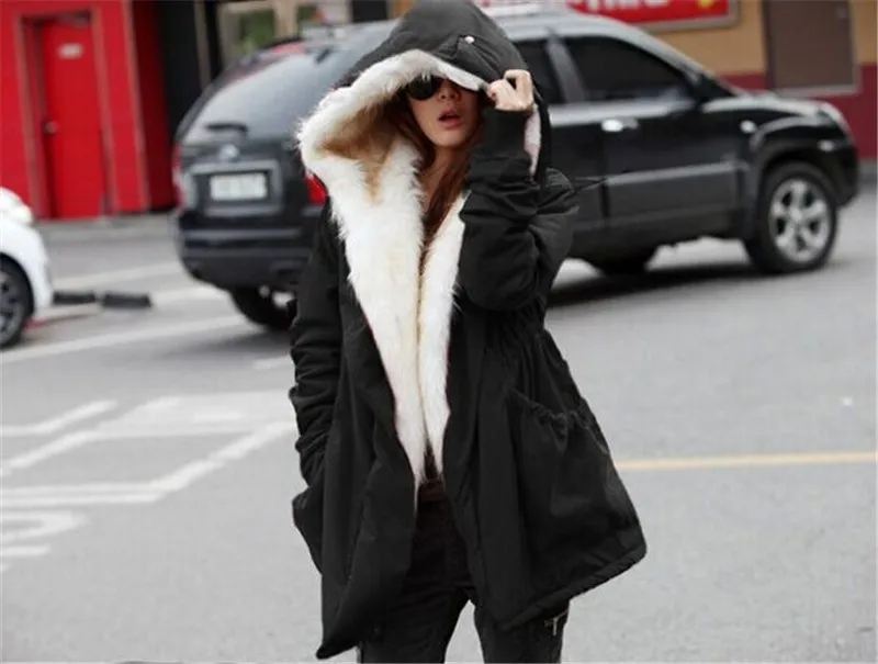 Однотонные меховые парки mujer, хлопковая стеганая куртка с капюшоном, зимнее пальто для женщин, Повседневная парка для женщин, женская зимняя куртка TT1562