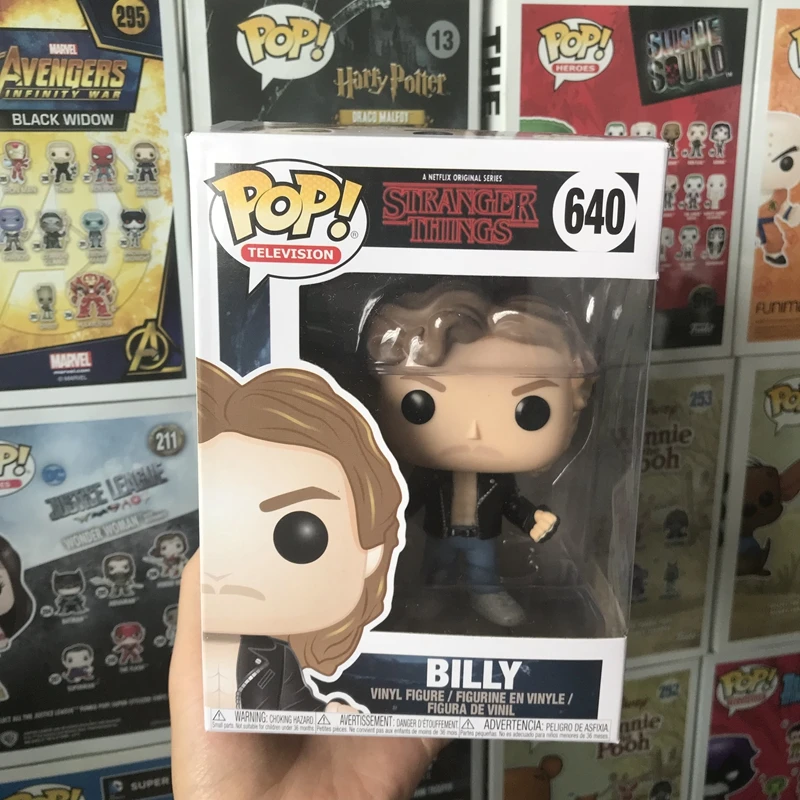 Funko pop официальный ТВ: странные вещи-Виниловая фигурка Billy Коллекционная модель