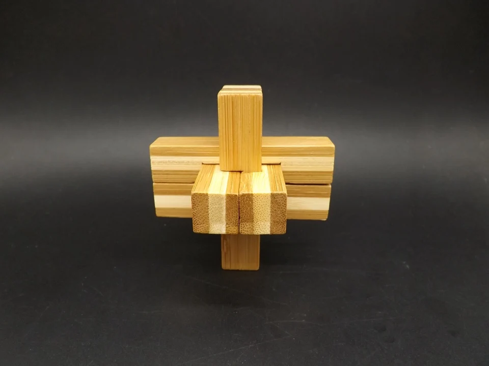 6pillar Дизайн IQ Логические Конг Мин замок 3D головоломки бамбука игры