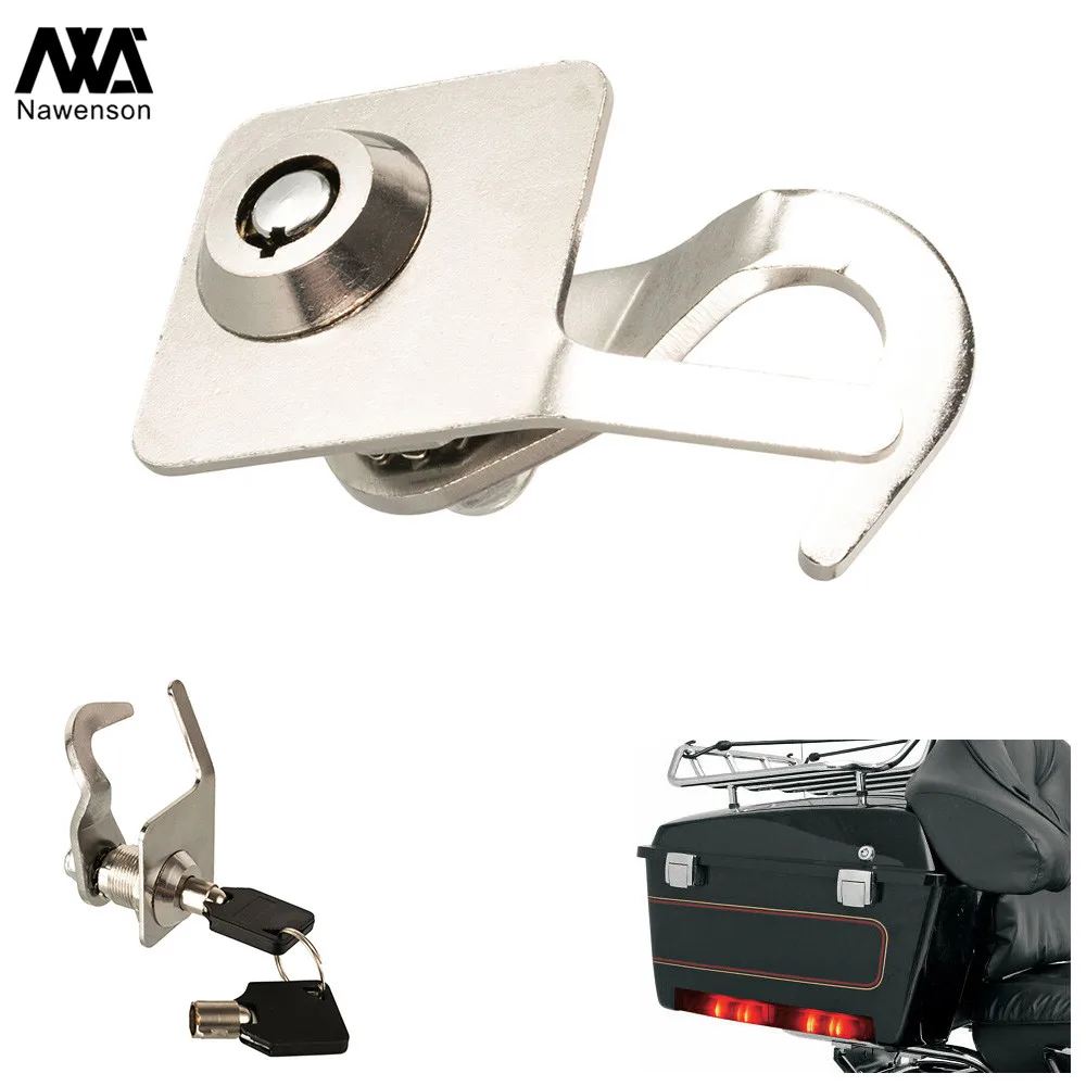 Najtaniej Z kluczem i motocyklem zestaw z zamkiem tylny zestaw bagażnika zamki dla harley electra glide Ultra Classic EFI FLHTCUI 2007 2013 Tour Pak 1992 2013