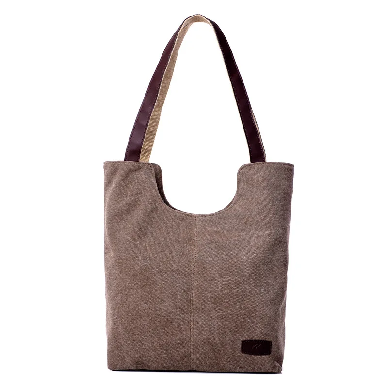 

Retro Fashion Wild New Cotton and Linen Big Bag Shoulder Simple Casual Handbag Canvas Bag
