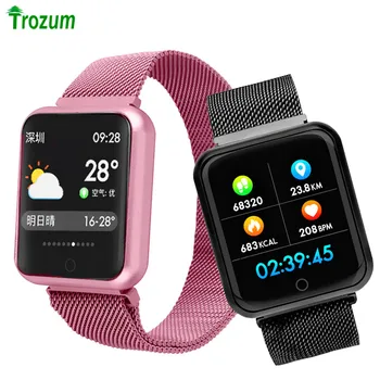 

F68 SmartWatch 38mm Color Screen Bluetooth Sport Band Milanese Metal strap Smart Bracelet watch for Apple IPhone IOS Android