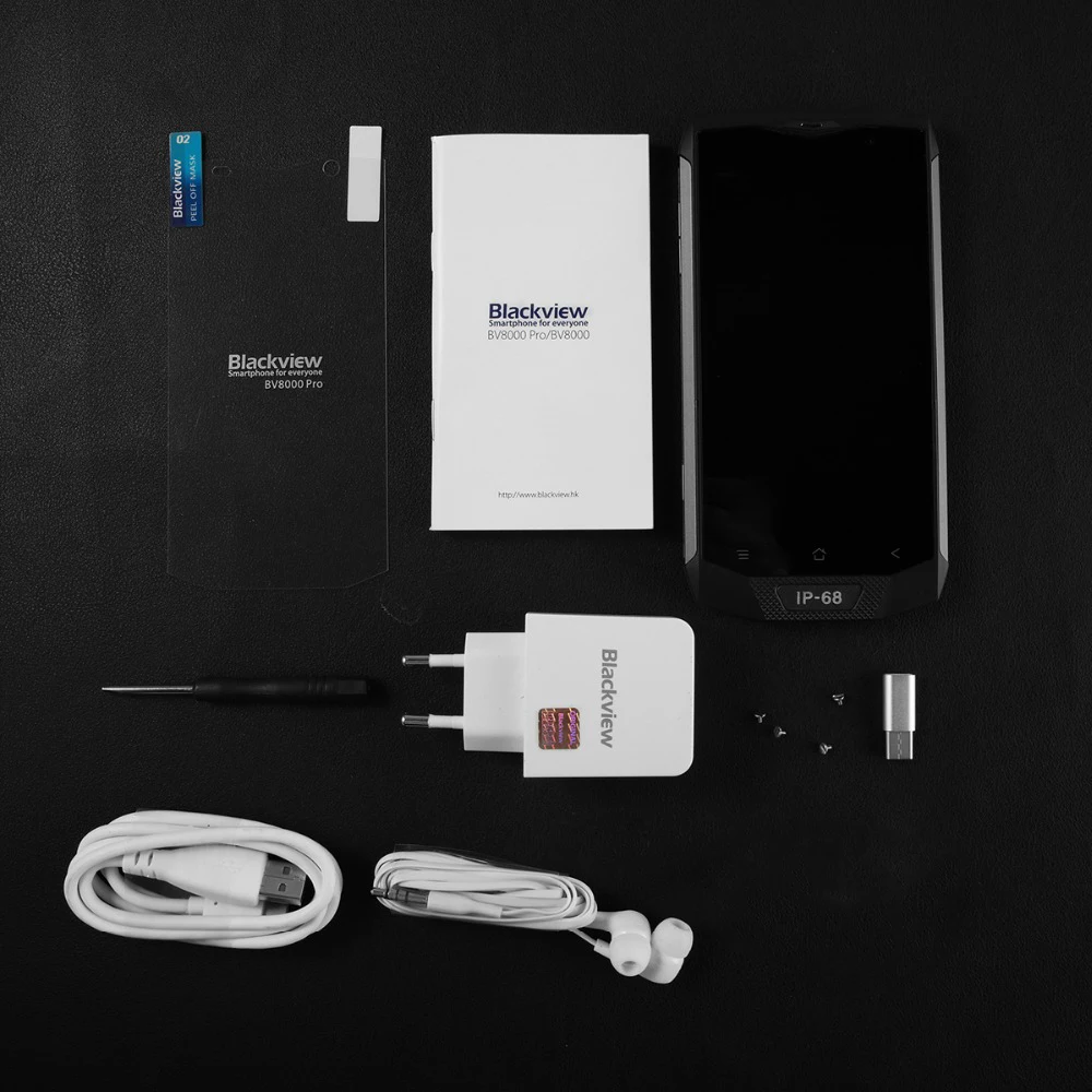 Blackview BV8000 Pro 5 дюймов FHD водонепроницаемый MT6757 Восьмиядерный 6 ГБ + 64 отпечатков