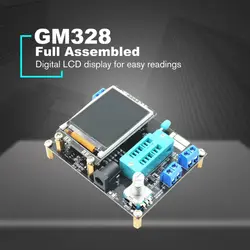 GM328 Полный Собранный lcr-тестер диода Емкость СОЭ метр ШИМ меандр генератор частоты сигнала