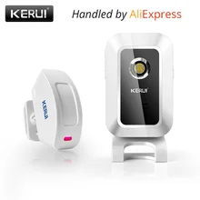Original Kerui M7 Door Bell Welcome Chime Wireless Motion Sensor Alarm system For Store Shop bar doorbell welcome alarm