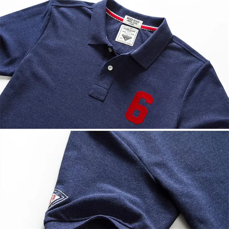 2019 Short Sleeve Polo Shirt Men Summer Antique Pattern Solid Cotton Men Polo Shirts Male Quick Dry Quality Brand Tshirt Tops 07