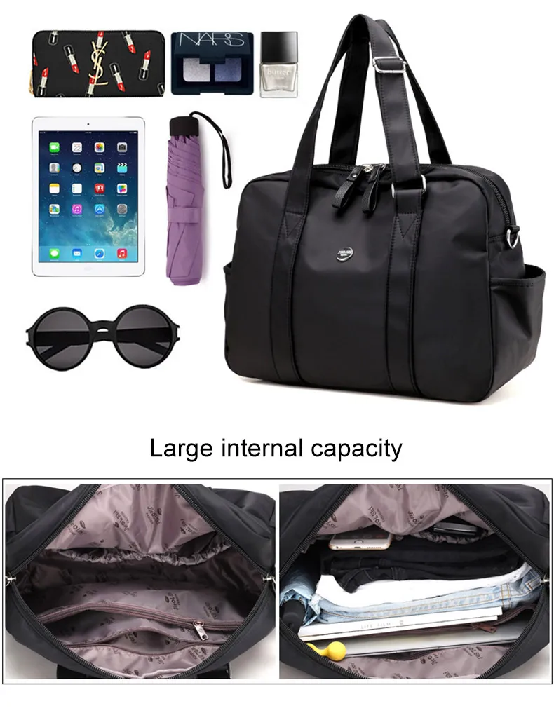 Женская дорожная сумка для путешествий, Мужская одноцветная сумка через плечо, сумка для багажа, портативная нейлоновая сумка, большие сумки на плечо для мужчин и женщин, XA219WC
