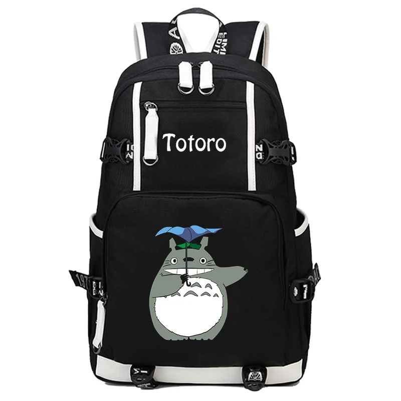 

New Japanese Anime Totoro Backpack School Bags Bookbag Cosplay Cartoon Unisex Shoulder Laptop Travel Bags