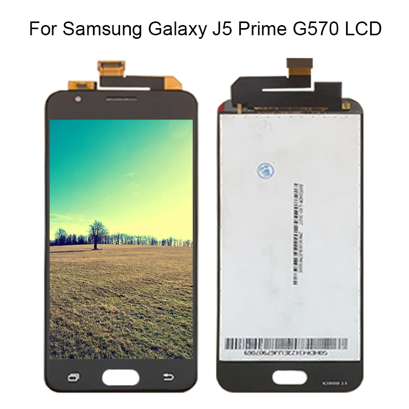 ЖК-дисплей 5 0 дюйма для SAMSUNG J5 Prime сенсорный ЖК-экран с рамкой Galaxy G570F G570 SM-G570F |