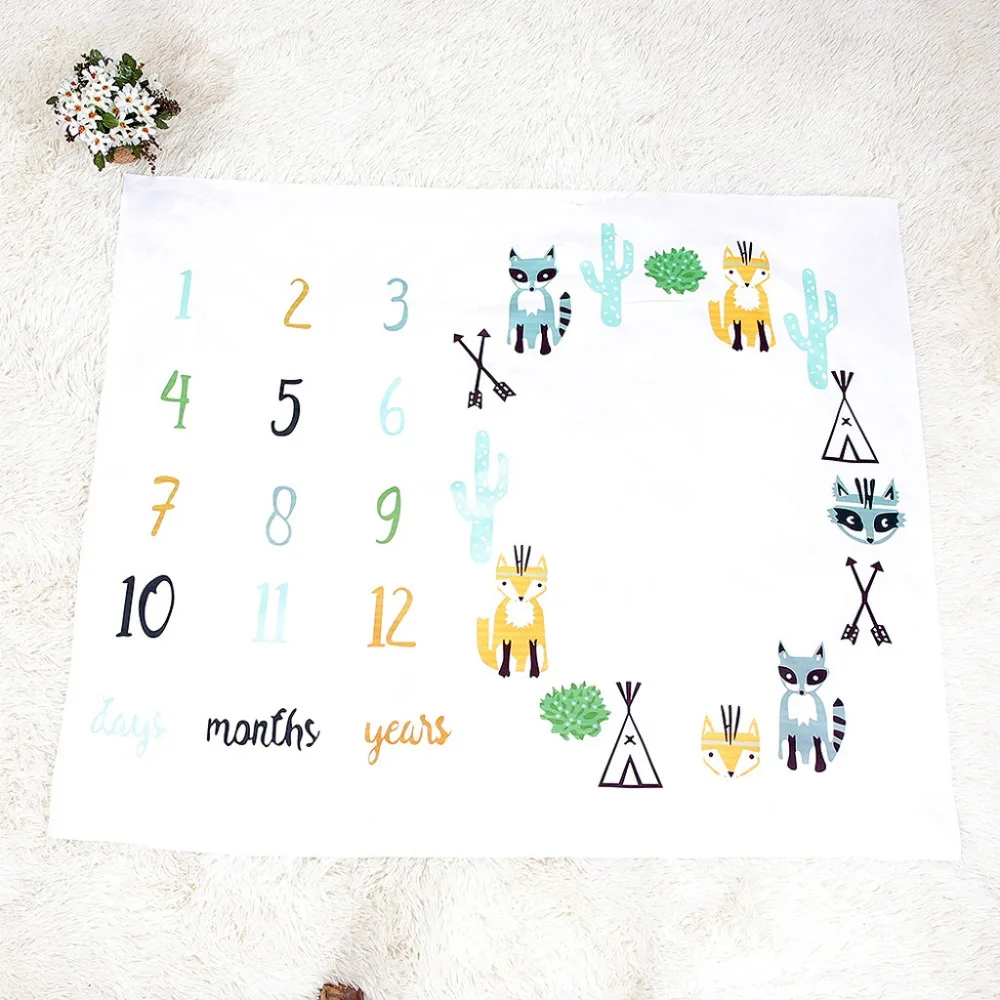 

Milestone Blanket as Month to Month Photography Props,BABY photography blanket props,newborn photography props