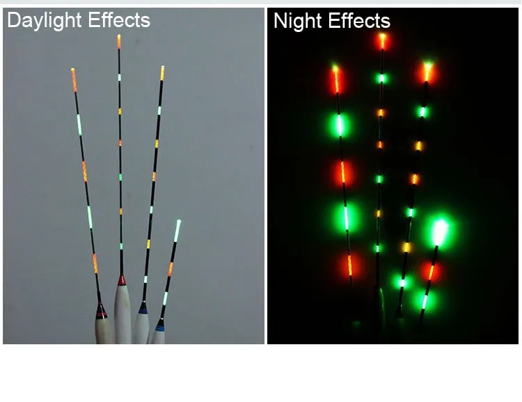 Wifreo 2 шт. Премиум ночная рыбалка Электронные Поплавки светящиеся Elec Bobbers Drifts батарея рыболовные снасти