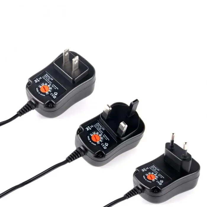 3-12 В 12 Вт Регулируемый адаптер питания кабель штекер зарядное устройство для Светодиодный светильник мини ТВ Автомобиль электрическая игрушка SF66